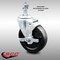 Service Caster 5 Inch SS Hard Rubber Wheel Swivel 1/2 Inch Threaded Stem Caster with Brake SCC SCC-SSTS20S514-HRS-TLB-121315 - alternate 3